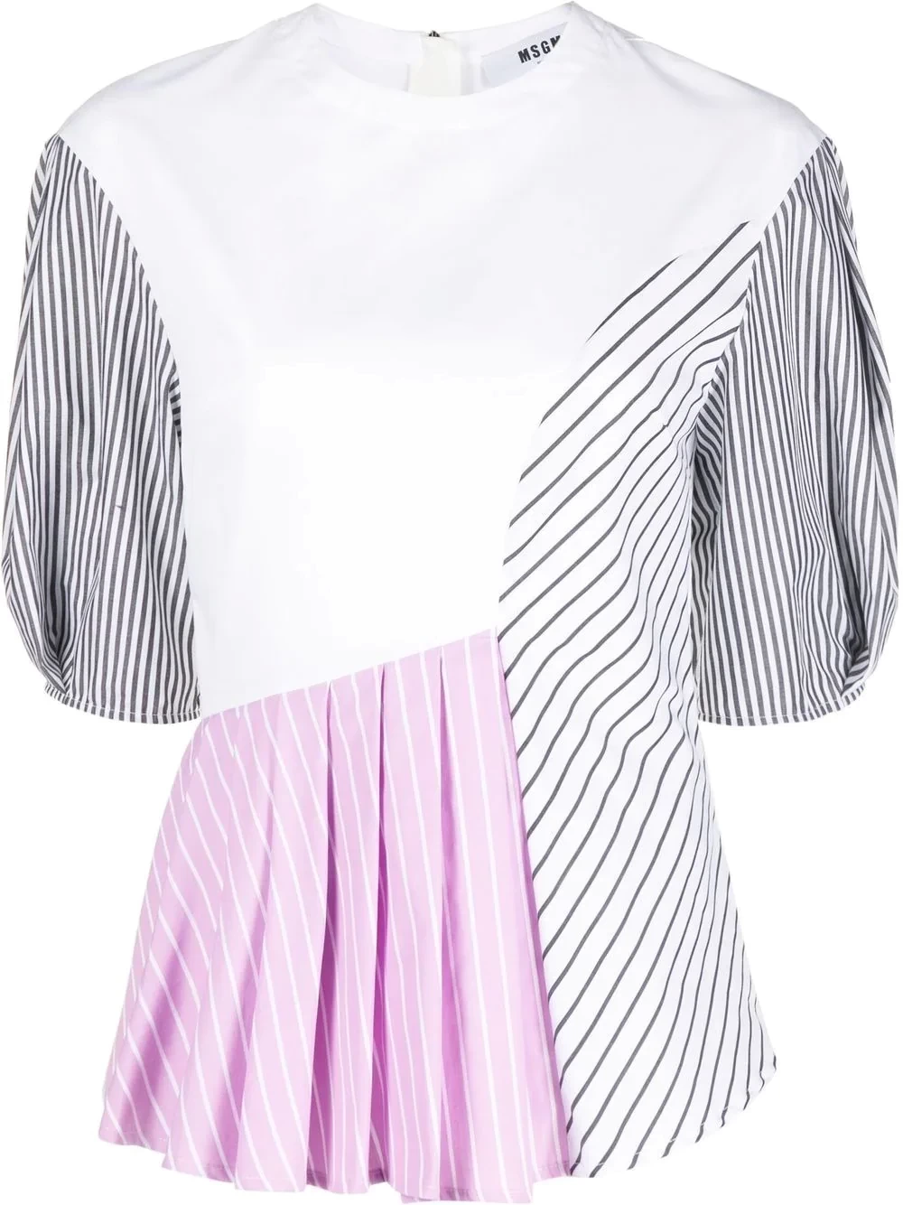 MSGM パネル Tシャツ