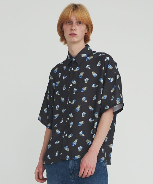 Jieda STUDIOUS別注 FLOWER OVERSIZED SHIRT S/S