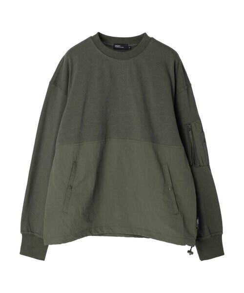 CRAFT STANDARD BOUTIQUE 20/2OE天竺切り替えロンTEE-A