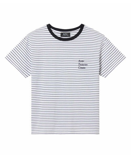 A.P.C. JERSEY DE COTON RAYE /22AC /JPS