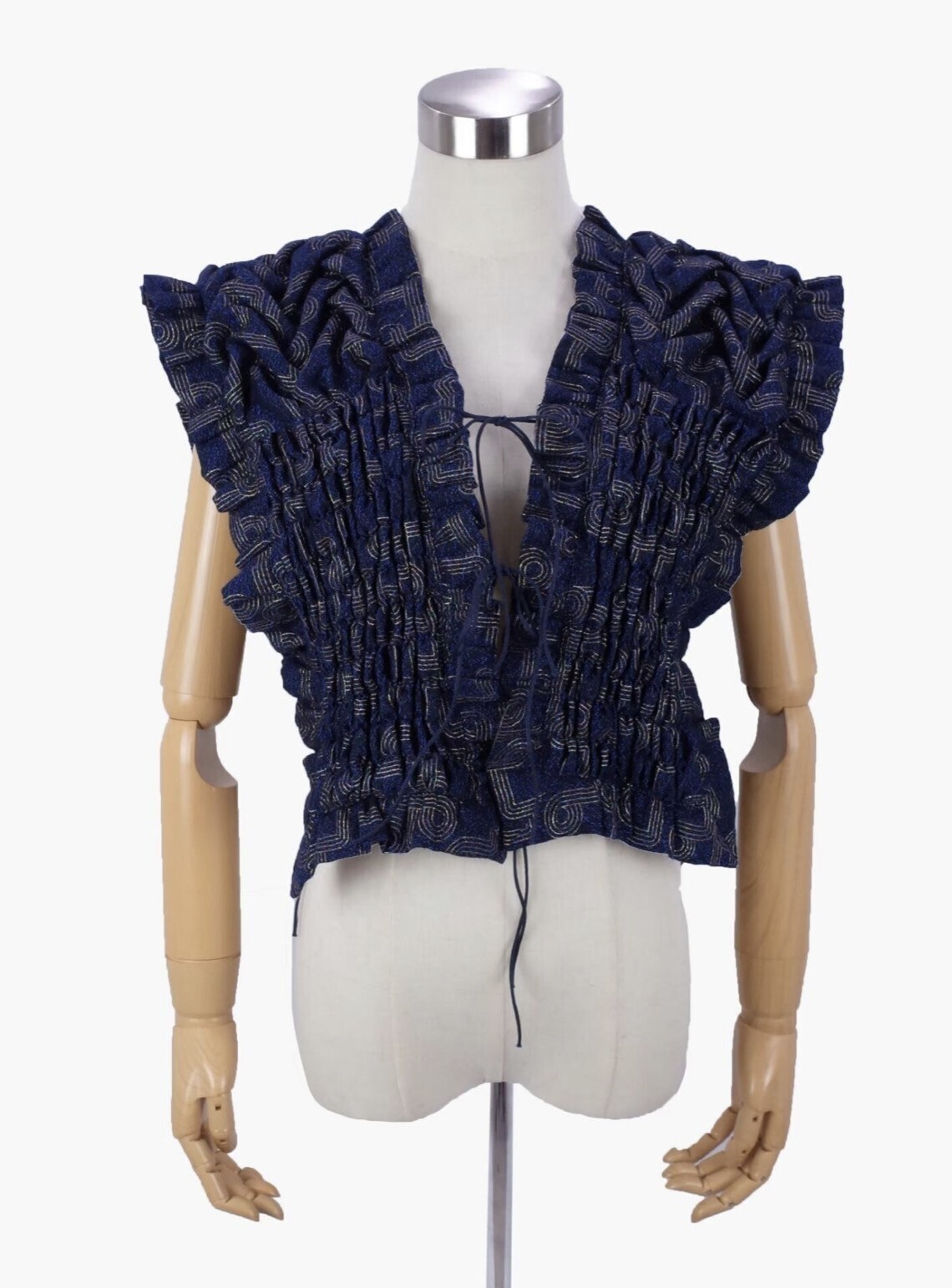 Create Clair Glass jacquard vest