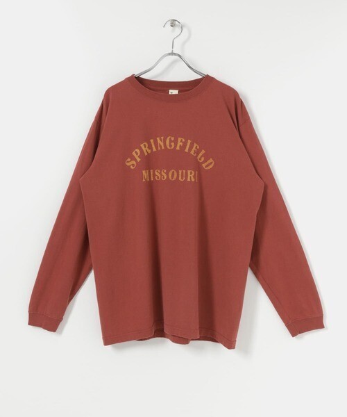 SCREEN STARS 『別注』SCREEN STARS×ITEMS　ヴィンテージ加工レタード ロングスリーブTシャツ