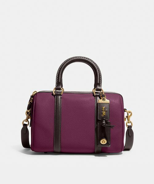 COACH ルビー サッチェル 25 カラーブロック