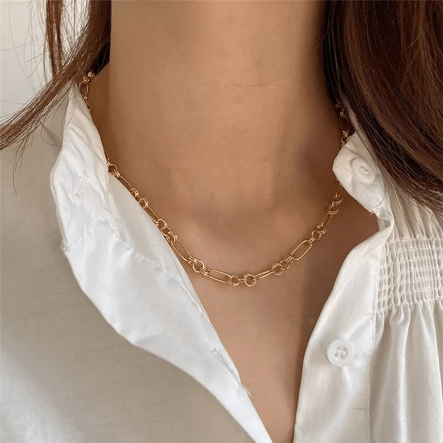 one sea S925 circle chain necklace (N130)