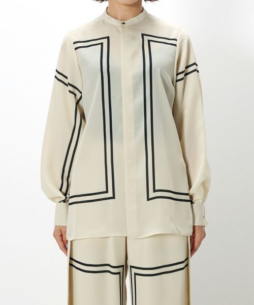 HYKE PRINTED BLOUSE