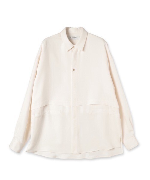 CULLNI Layered Waist Drawstring Shirts