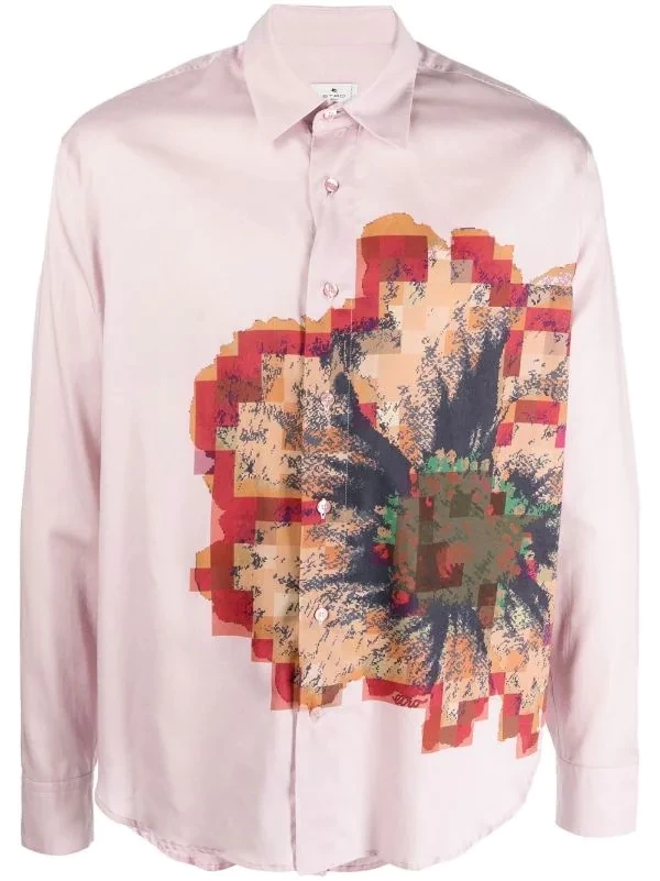 ETRO フローラルシャツ
