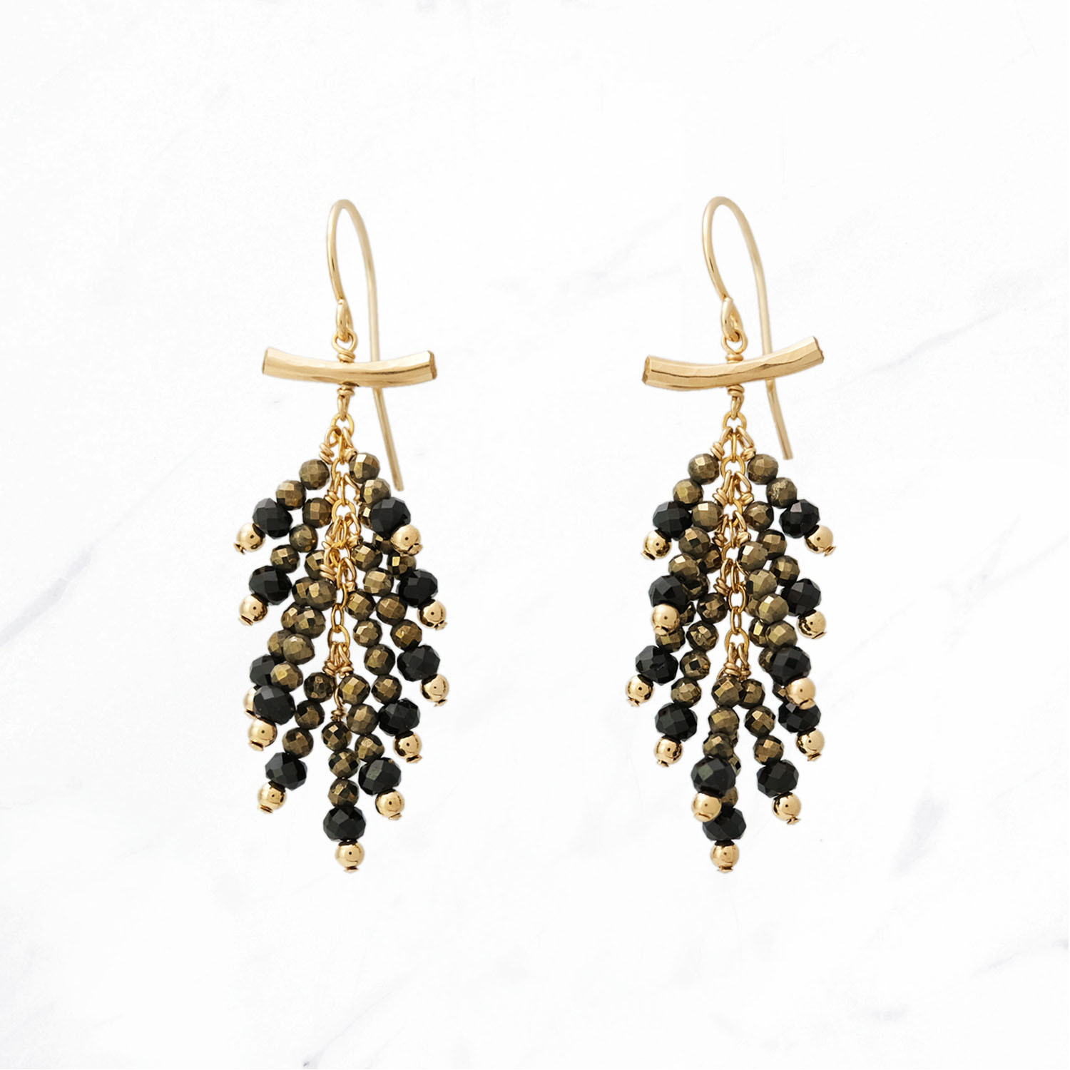 NATURALI JEWELRY コニファーピアス　パイライト