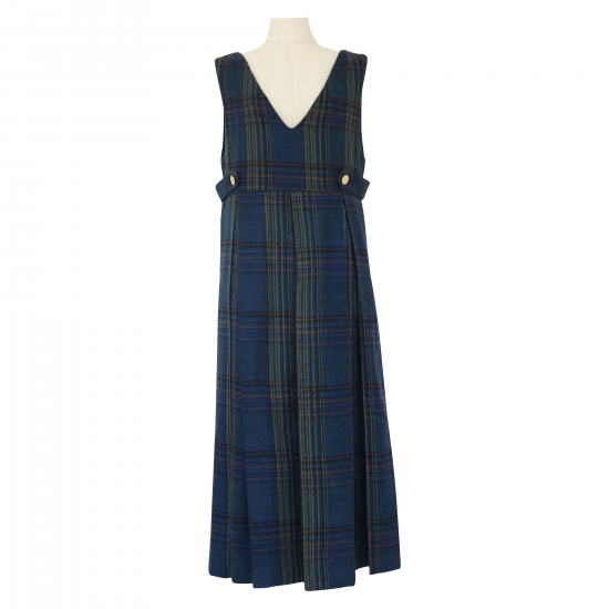 BayBee tartan check onepiece(green)