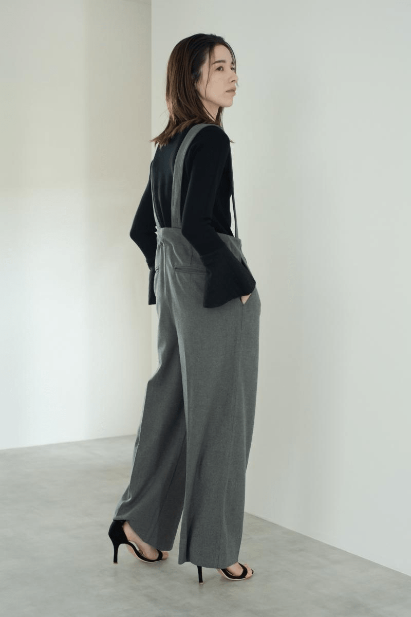 maison de Dolce. 2wayサスペンダーサロペット【gray】