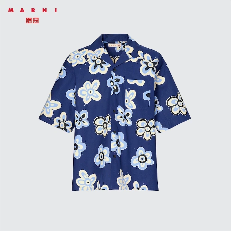 UNIQLO オーバーサイズオープンカラーシャツ