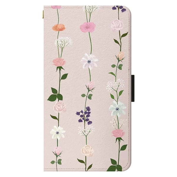 COLLABORN continuous flowers (手帳型ケース)