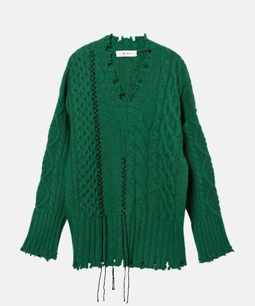 IRENE Mix Cable Pullover