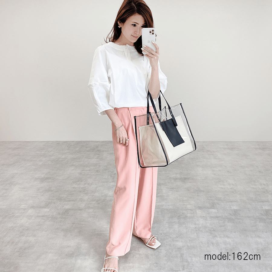 maison de Dolce. パフスリーブブラウス【white】