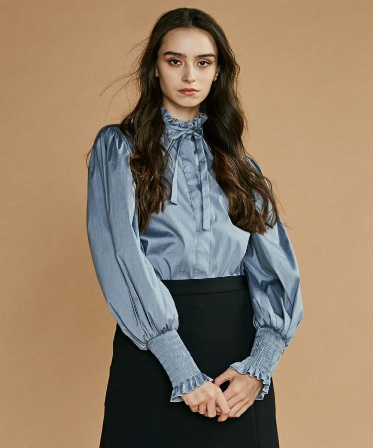 DOUBLE STANDARD CLOTHING DSC / ボウタイロングシャツ