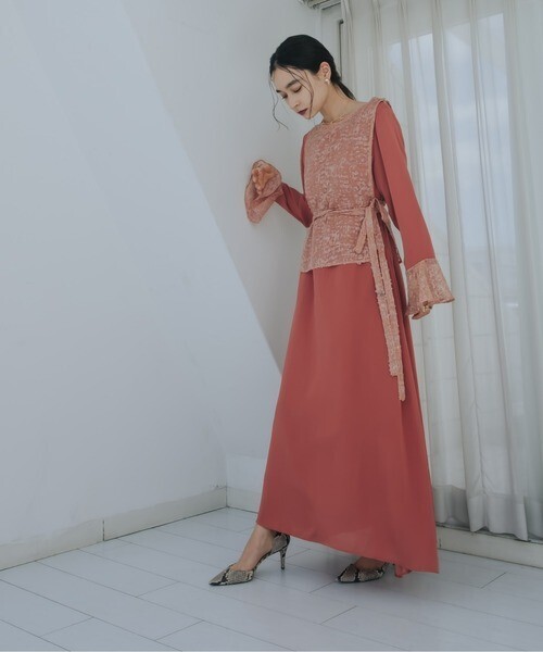 sahara Vest Layered Dress