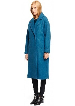 DESIGNERS REMIX PANDA LONG LONG COAT WITH DETACHABLE BELT
