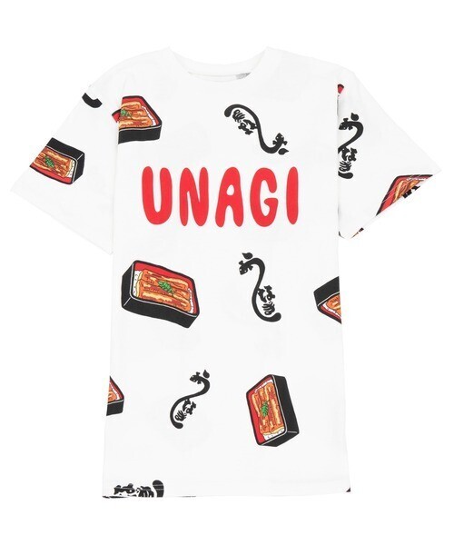 PUNYUS うなぎ総柄Ｔシャツ