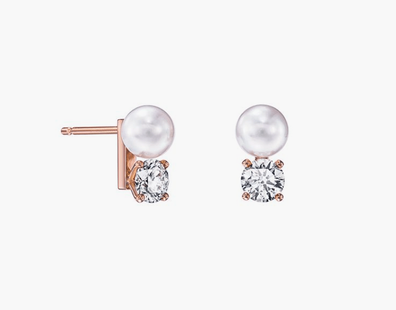 TASAKI バランス デュオ パール アンド ダイヤモンド イヤリング