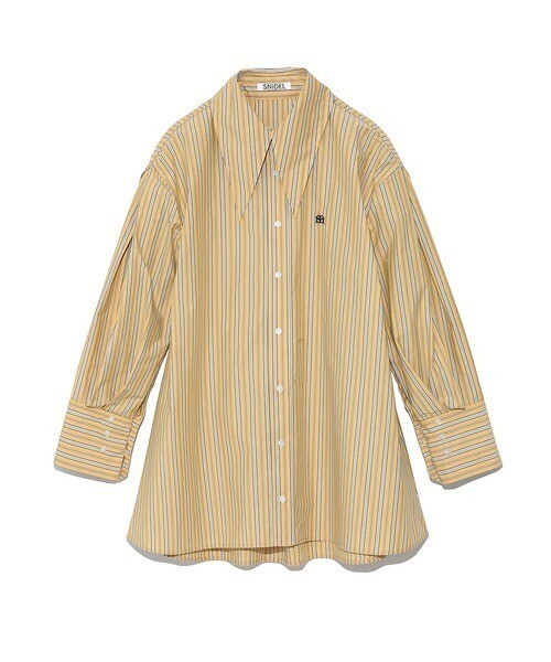 SNIDEL Sustainableオーバーストライプミニワンピース