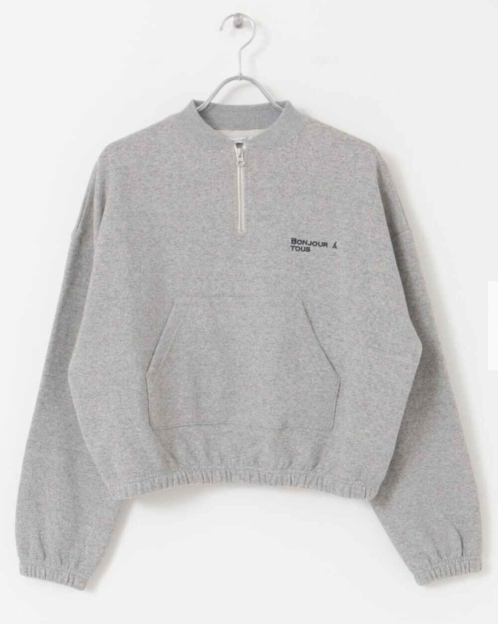 MANON BONJOURSWEATZIP PULLOVER