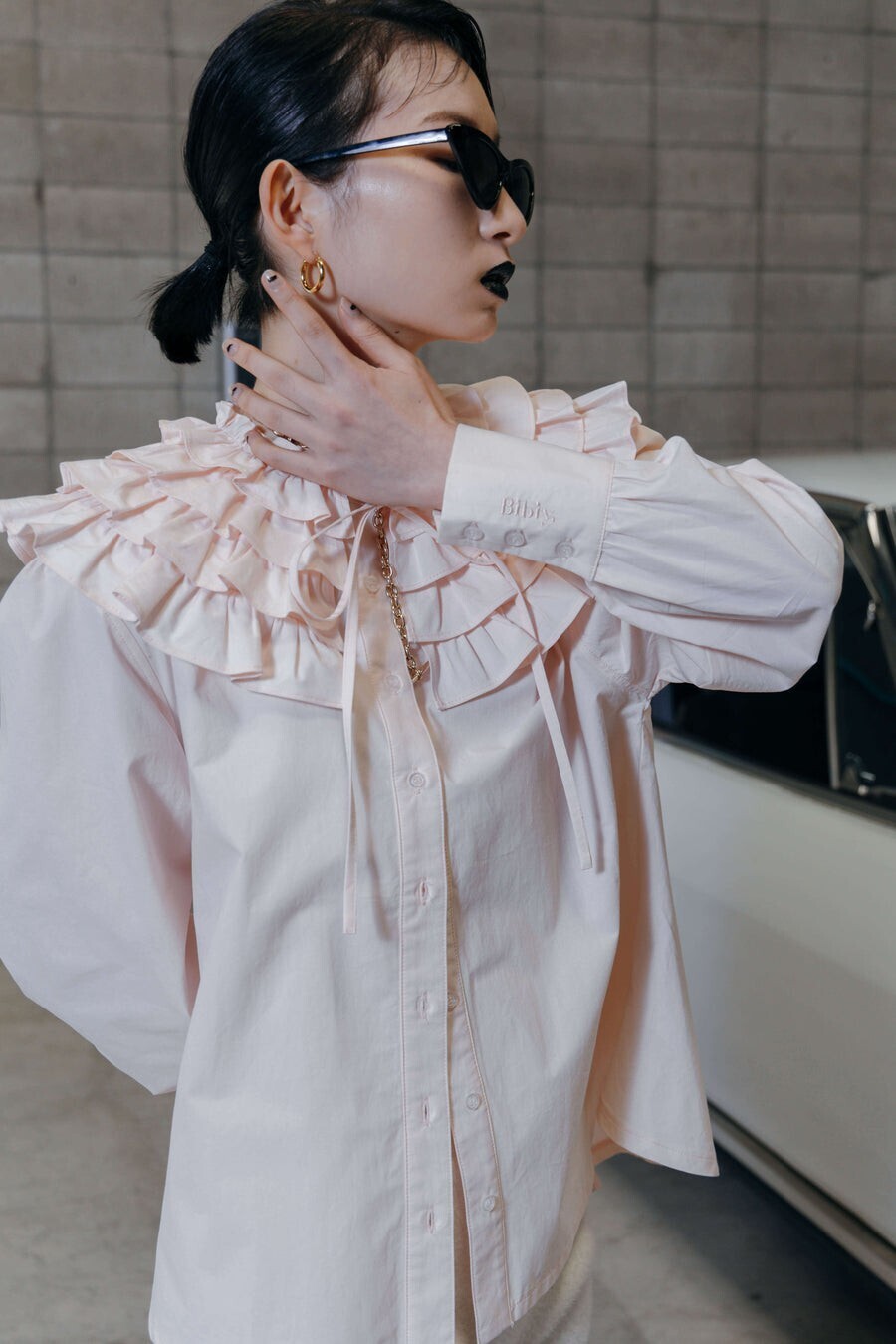 Bibiy CHARLOTTE TIE COLLAR BLOUSE