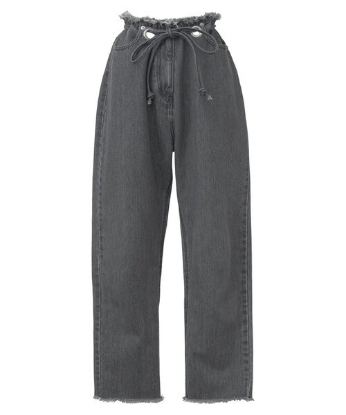 musubore ハトメデニムパンツ