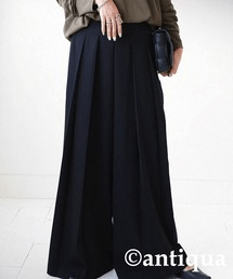 antiqua タックワイドパンツ ワイドパンツ レディース ボトムス・pk-00860