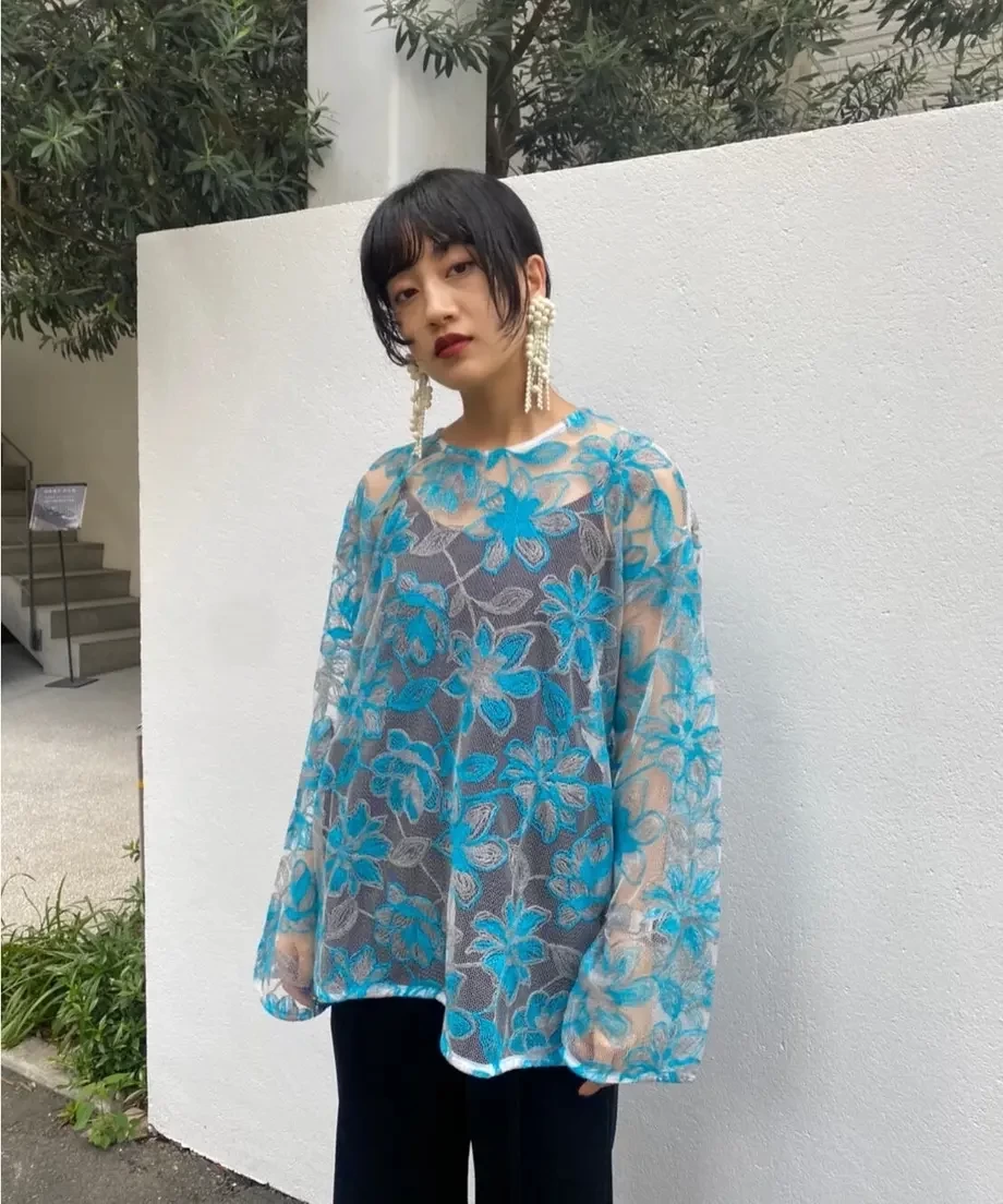 FUMIE=TANAKA tulle embroidery P/O