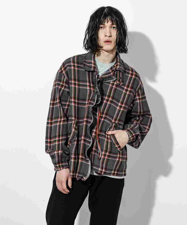 FACETASM SHURUNKEN COACH JACKET"