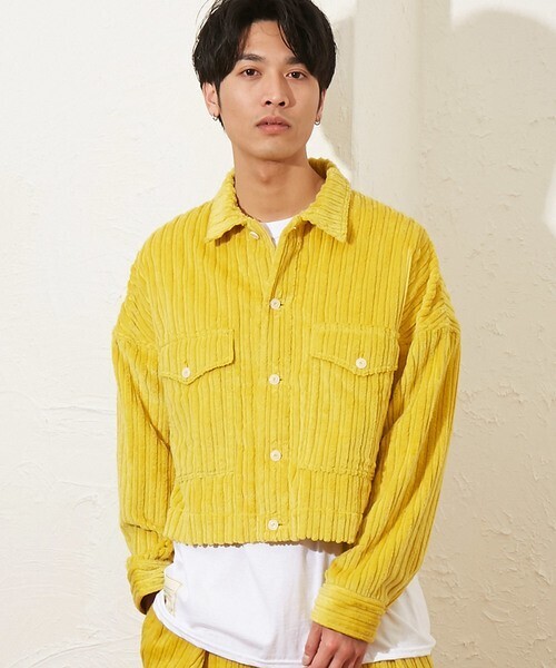 KICS DOCUMENT WIDE CORD SHORT BZ 太畝コーデュロイジャケット