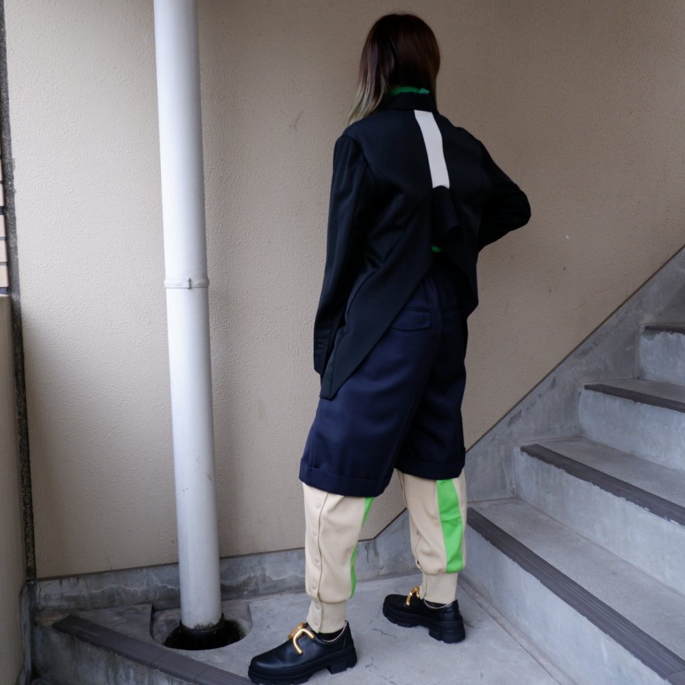 BASE MARK Jersey Combo Layered Pants