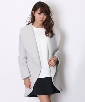 WILLSELECTION メロンシャギーガウンコート