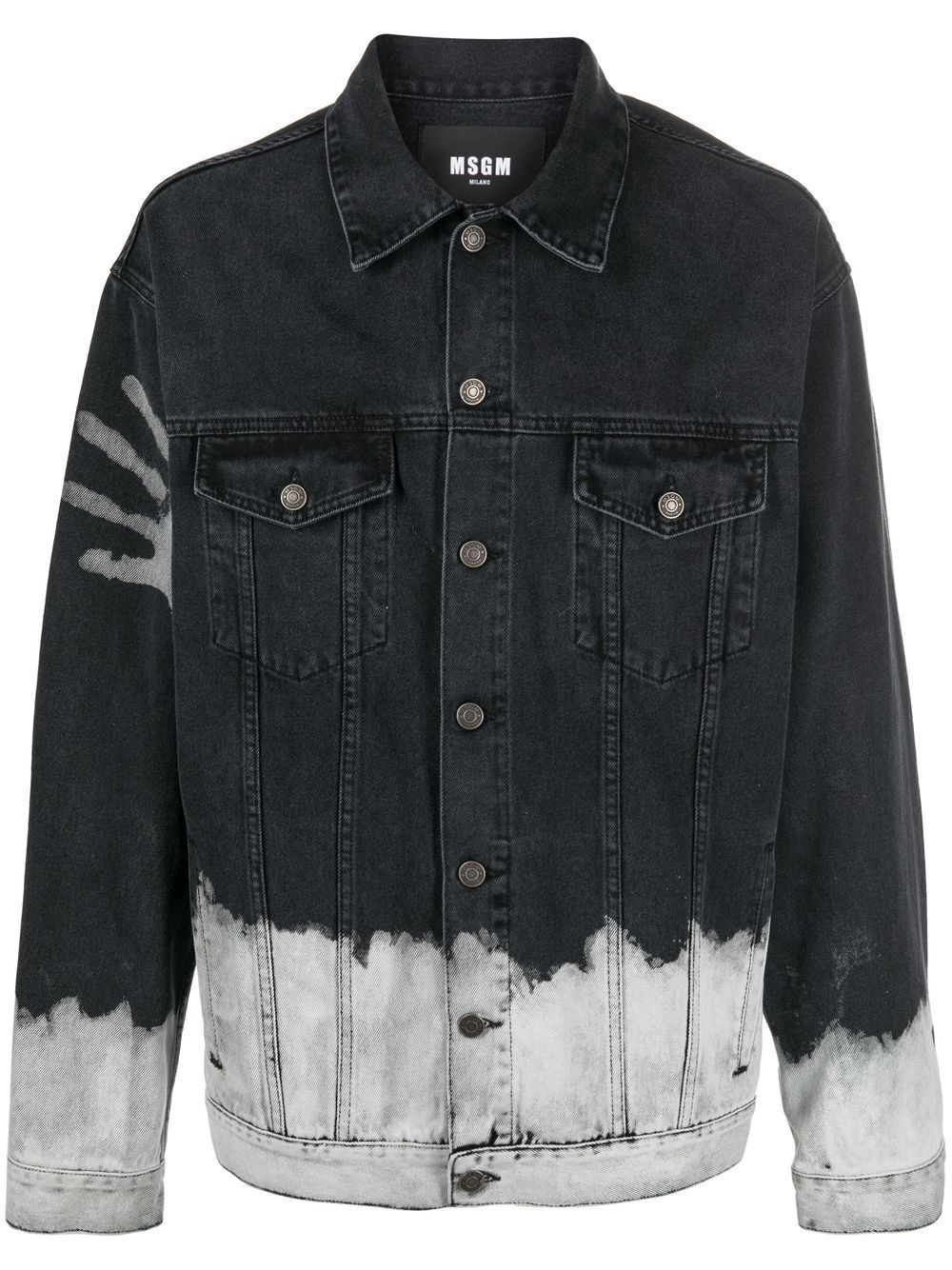 MSGM プリント デニムジャケット