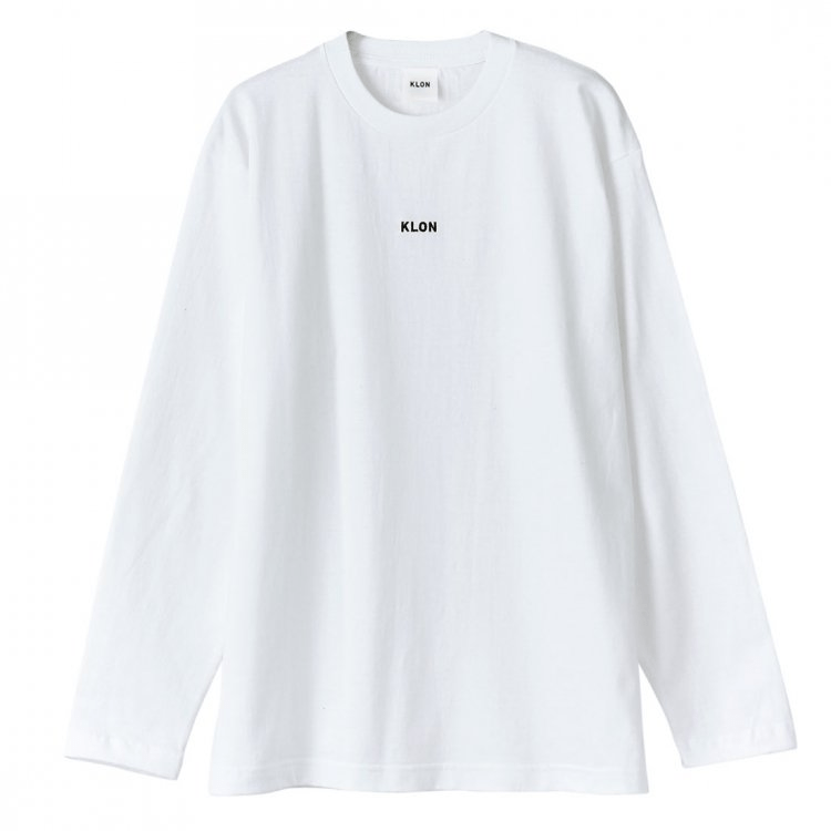 KLON KLON STYLE OFF LONG T LOGO WHITE（S/M/L/XL）