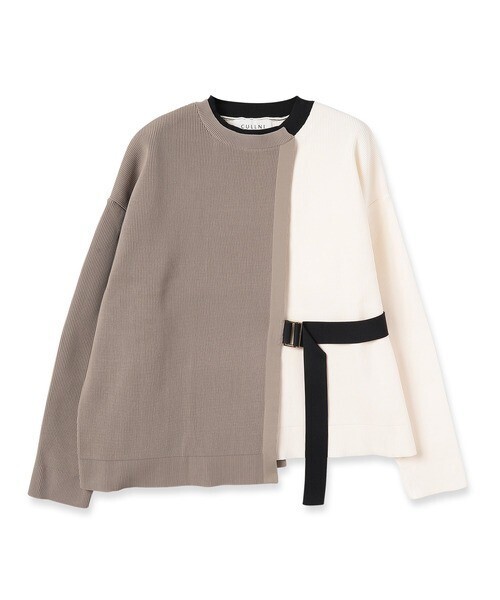 CULLNI Tie-Locked Layered Knit