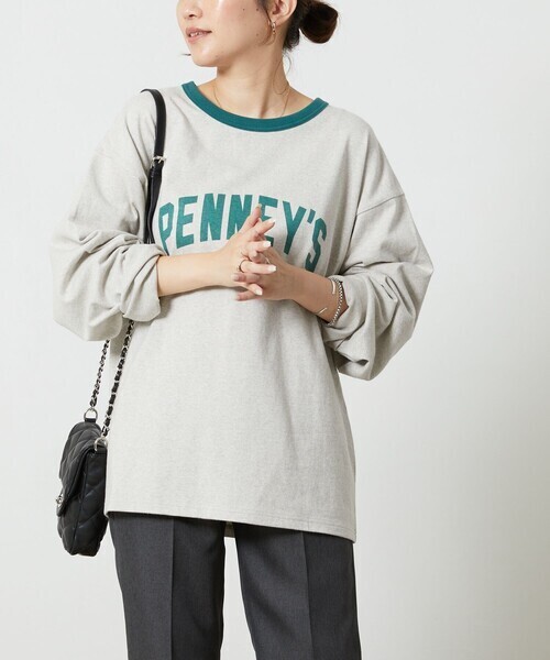FREAK'S STORE PENNEYS×FREAK'S STORE/ぺニーズ　別注リンガープリントTシャツ