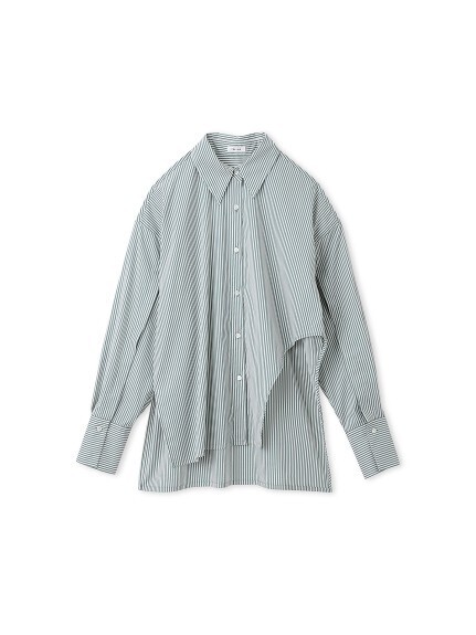 FRAY I.D アシメヘムスリットスリーブシャツ