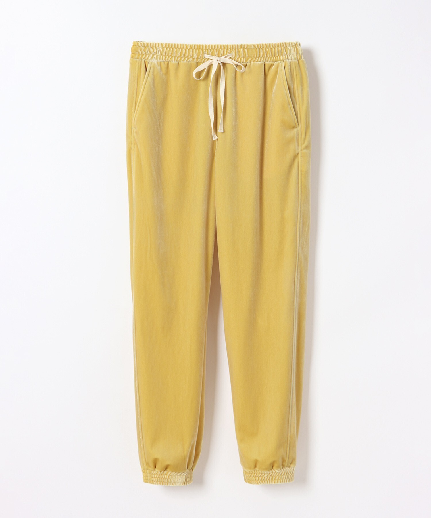 HOUSE OF LOTUS ベロアテーパードジョグパンツ
