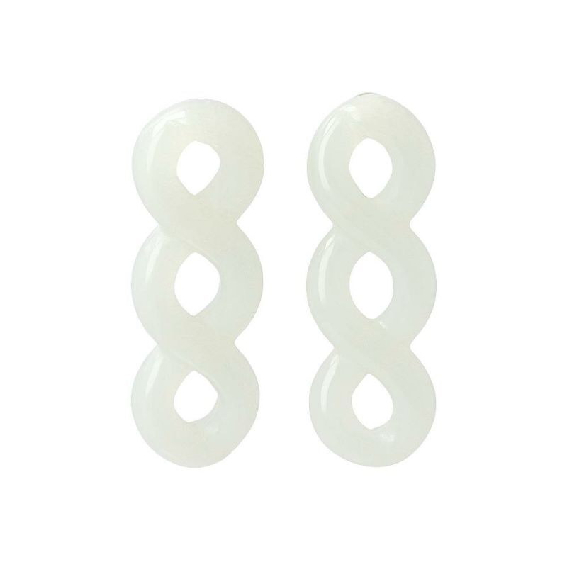 Osewaya 【LIMITED NUMBER】ピアス ニッケルフリー エクリュ ロープ チタンポストピアス