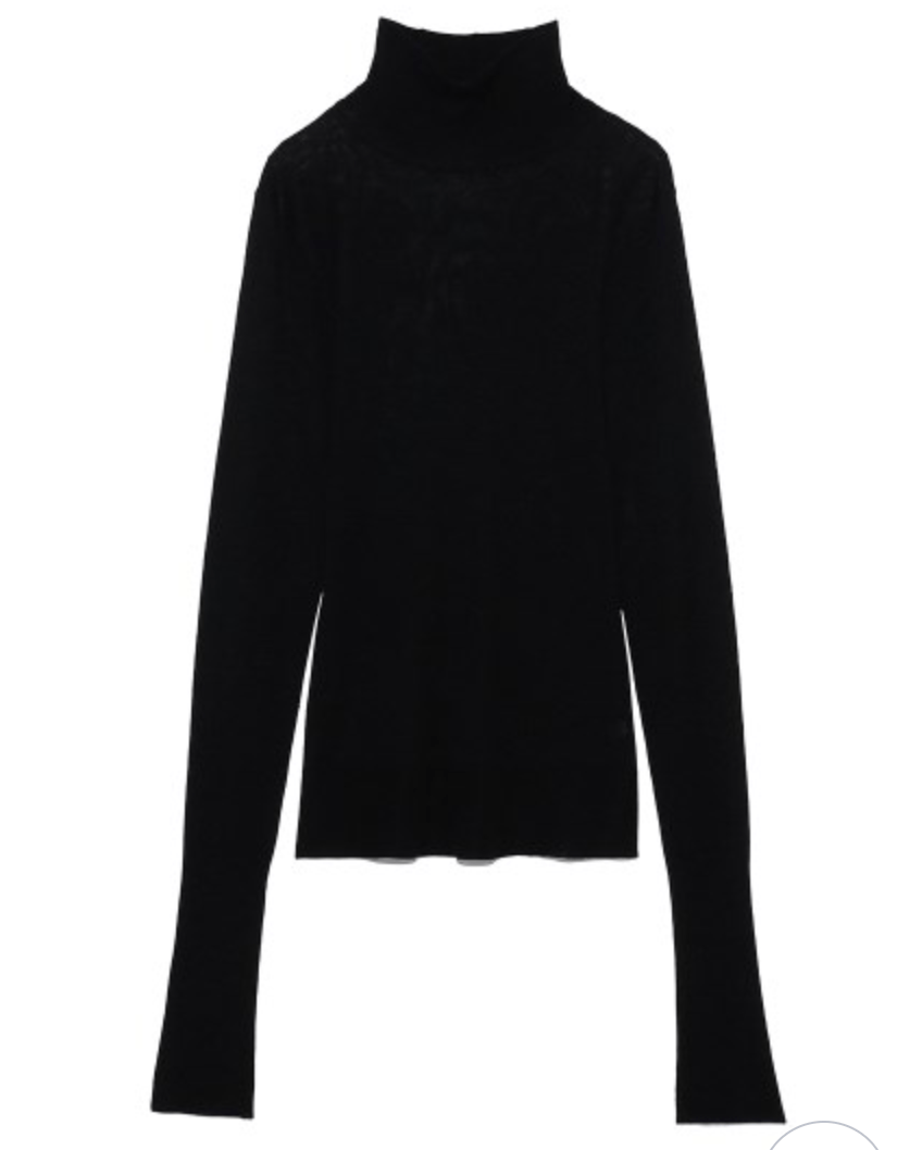 SNIDEL SustainaシルクミックスハイネックニットＰＯ