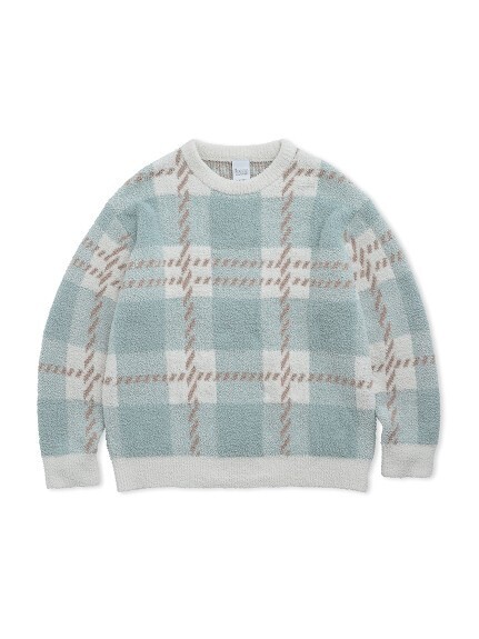 GELATO PIQUE HOMME ベビモコチェックジャガードプルオーバー
