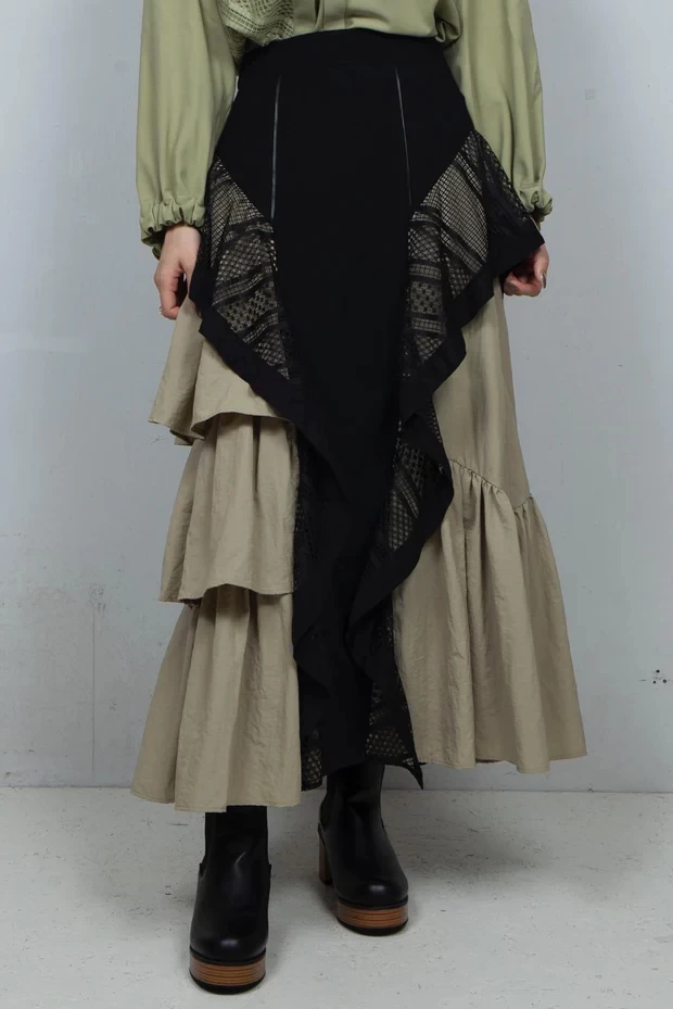 Fumiku Layered Frill Skirt