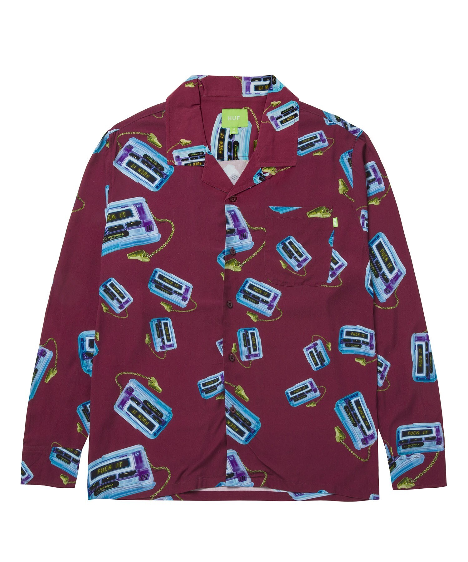 HUF HUFOROLA LS RAYON SHIRT