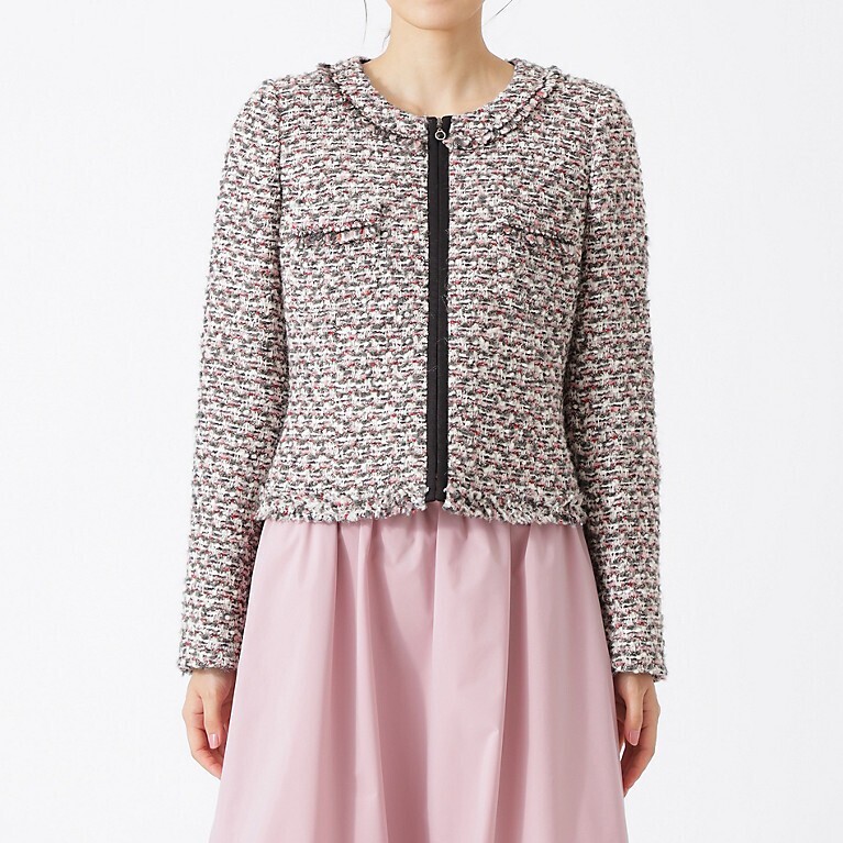 TO BE CHIC クラレンソンファンシーツイード ジャケット
