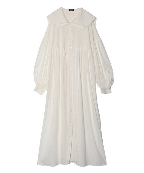 PAMEO POSE Butterfly Collar Dress