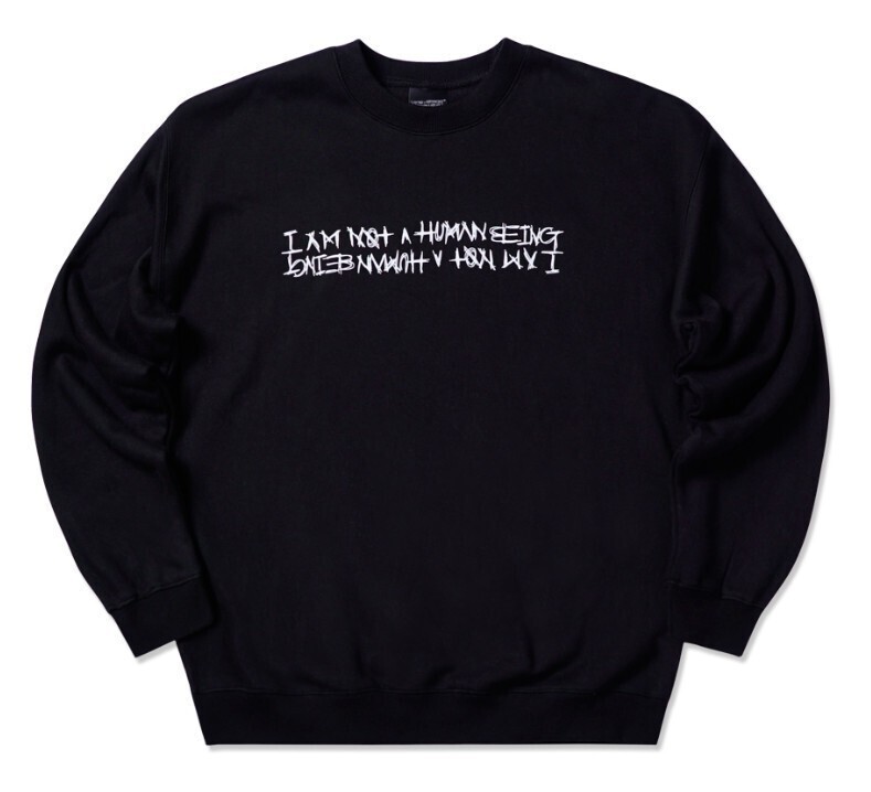 I AM NOT A HUMANBEING Basic Logo Crewneck