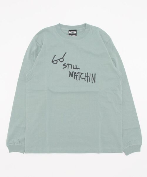 THRASHER Still Watchin L/S T-SHIRTS