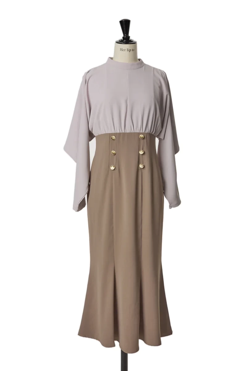 Her lip to Multi-Way Docking Midi Dress