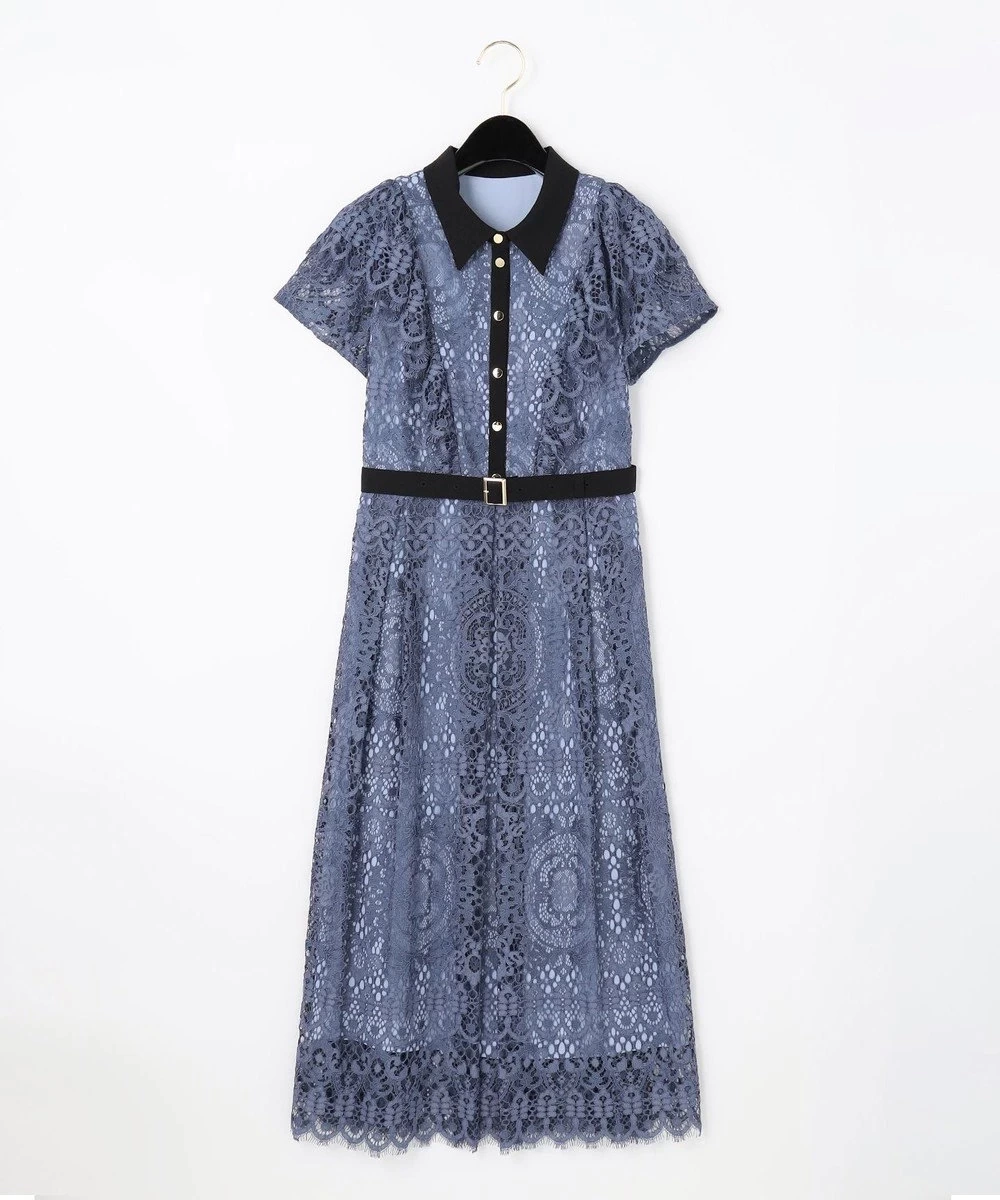 GRACE CONTINENTAL フリルレースワンピース